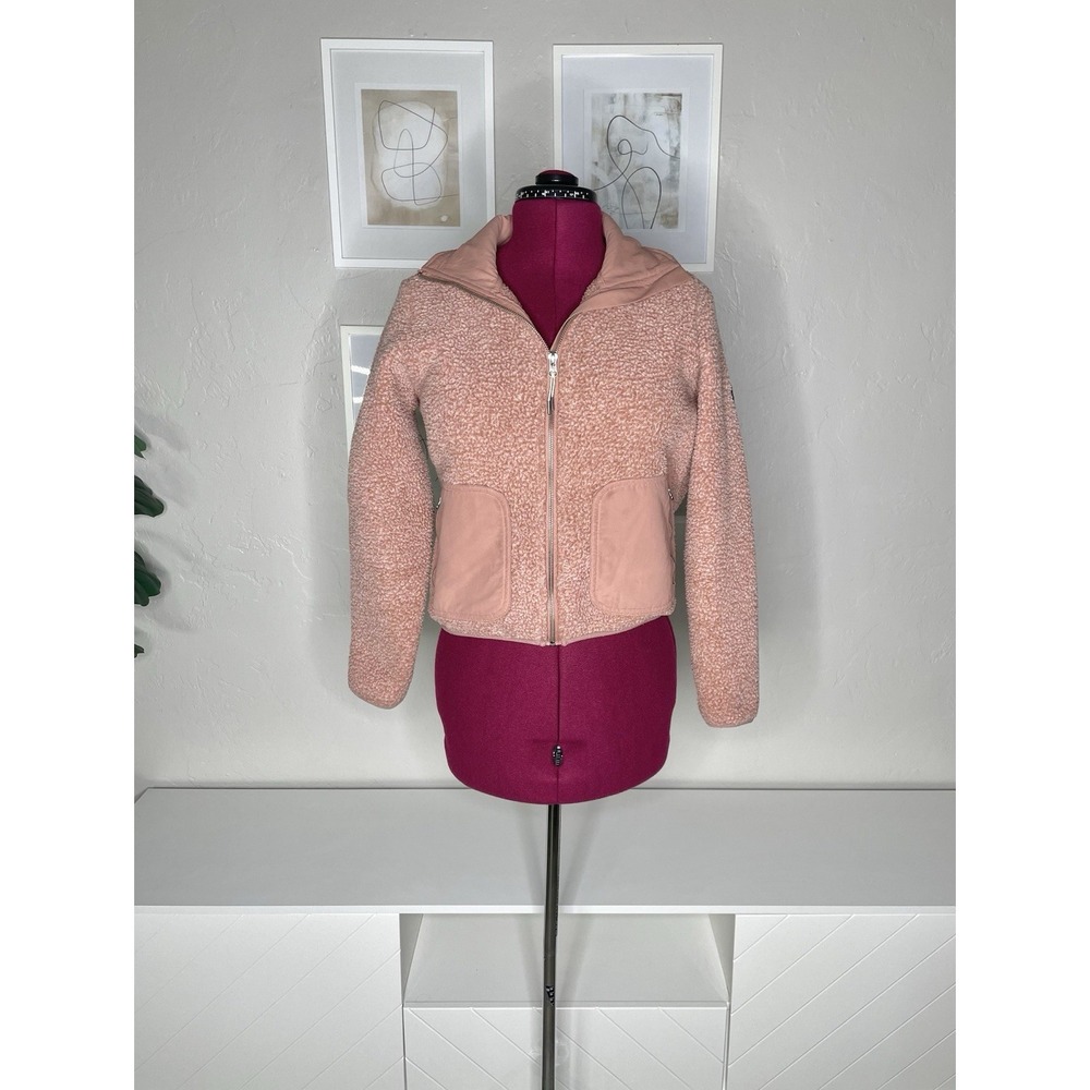 Vuori Jacket Womens XS Alpine Sherpa Fleece Full Zip Mock Neck TerracotaOutdoors